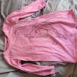 Long sleeve pink dress